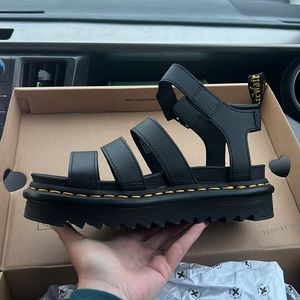 Never been worn Dr. Martens Platform Sandals